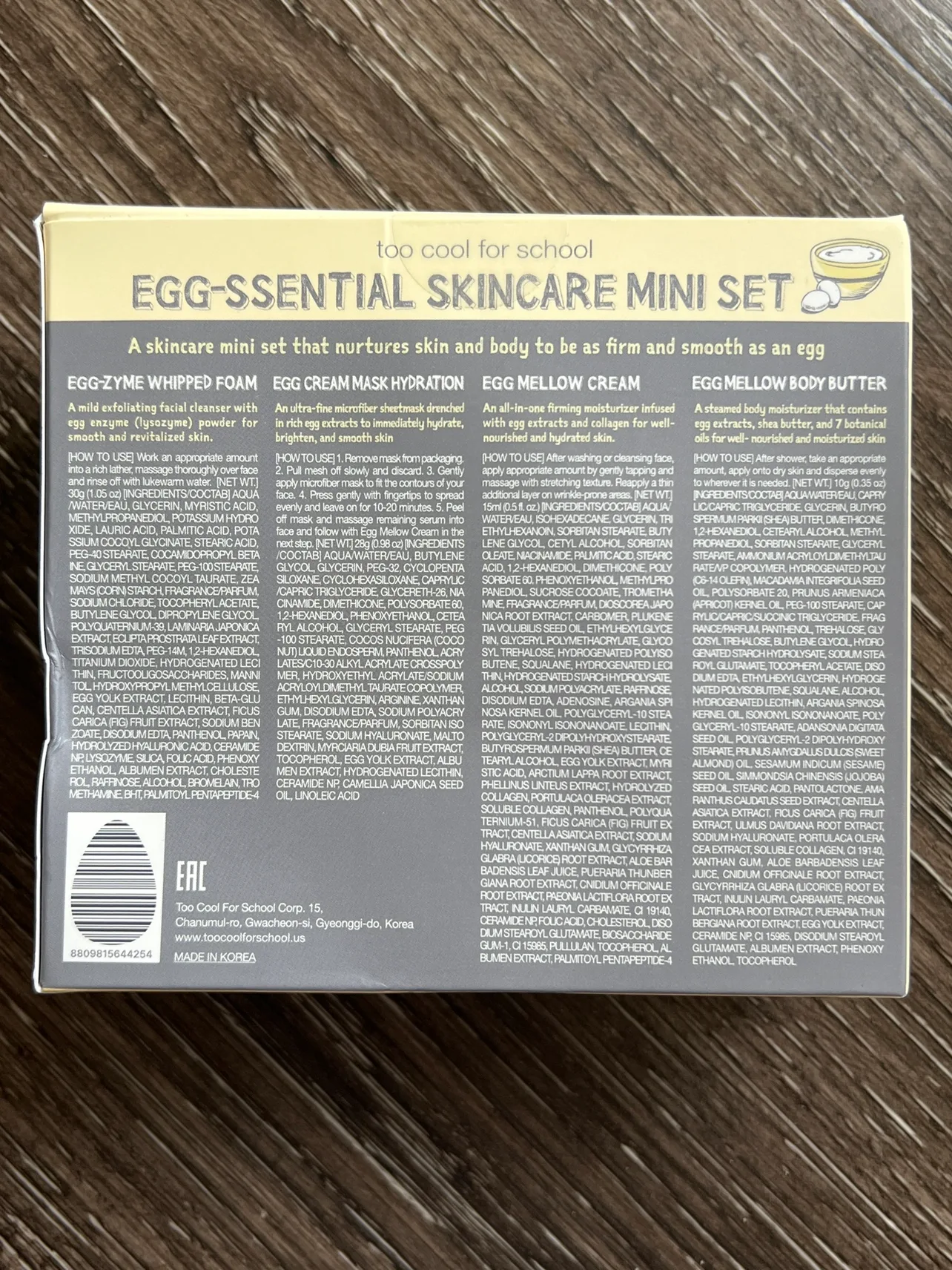 Too Cool for School - Egg-Sential Skincare Mini Set image indicator(3)