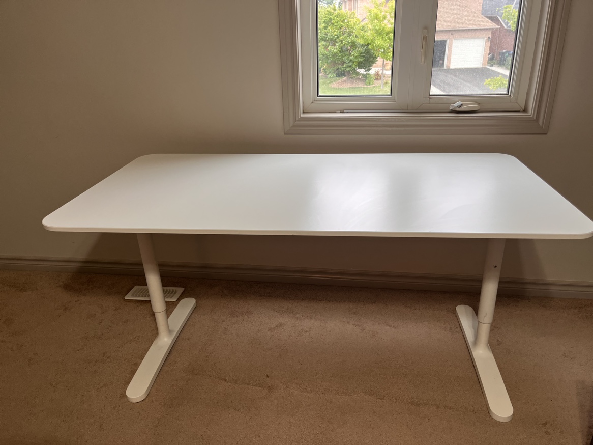 Moving Sale: Ikea Desk with Adjustable Height