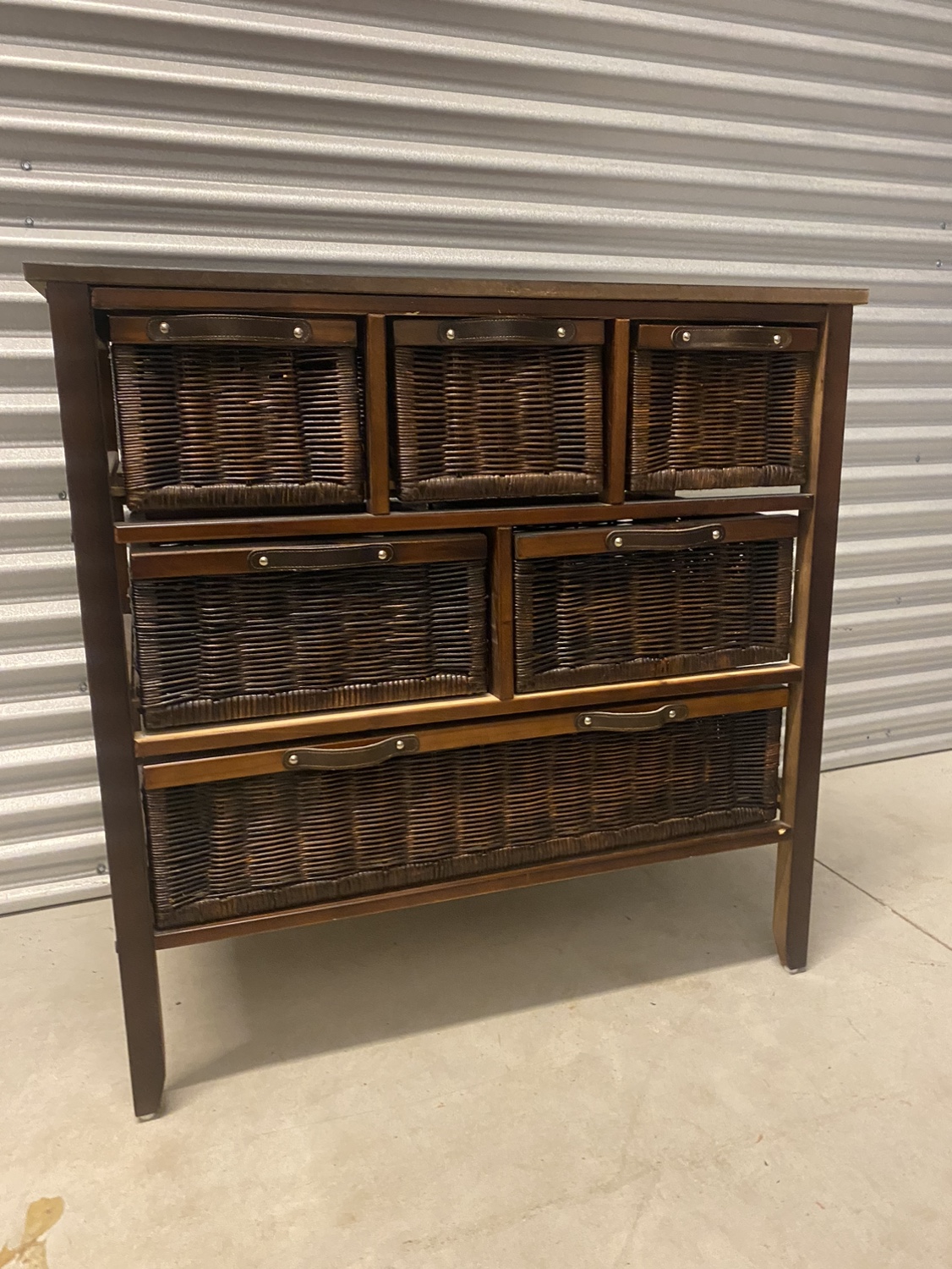 Wicker Drawer Chest
