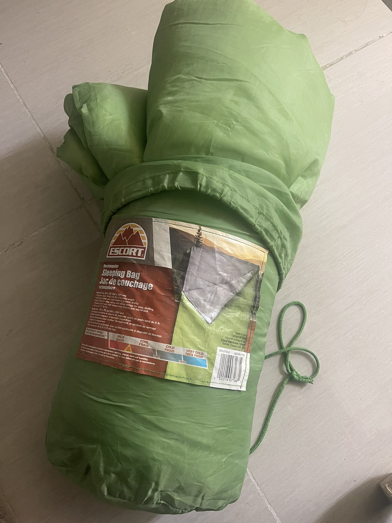 Escort Rectangular Sleeping Bag