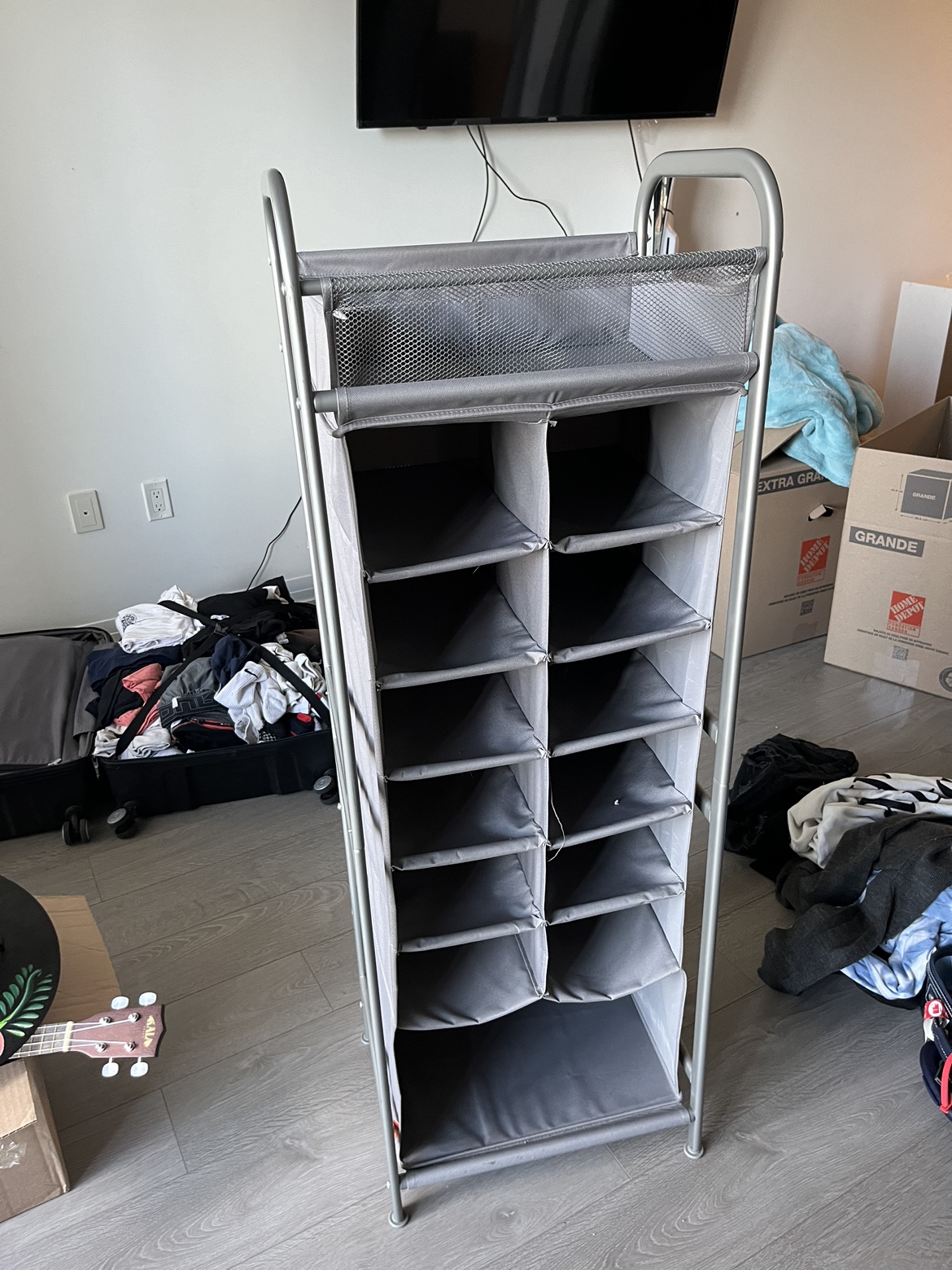 12- Shelf  Fabric Closet