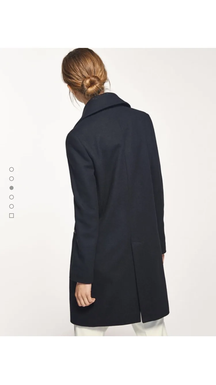 MASSIMO DUTTI BLACK COAT, small $150 image indicator(5)