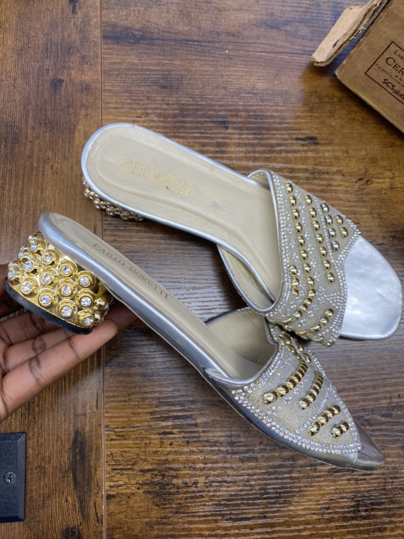 Silver  Embellished  Heels - photo 2