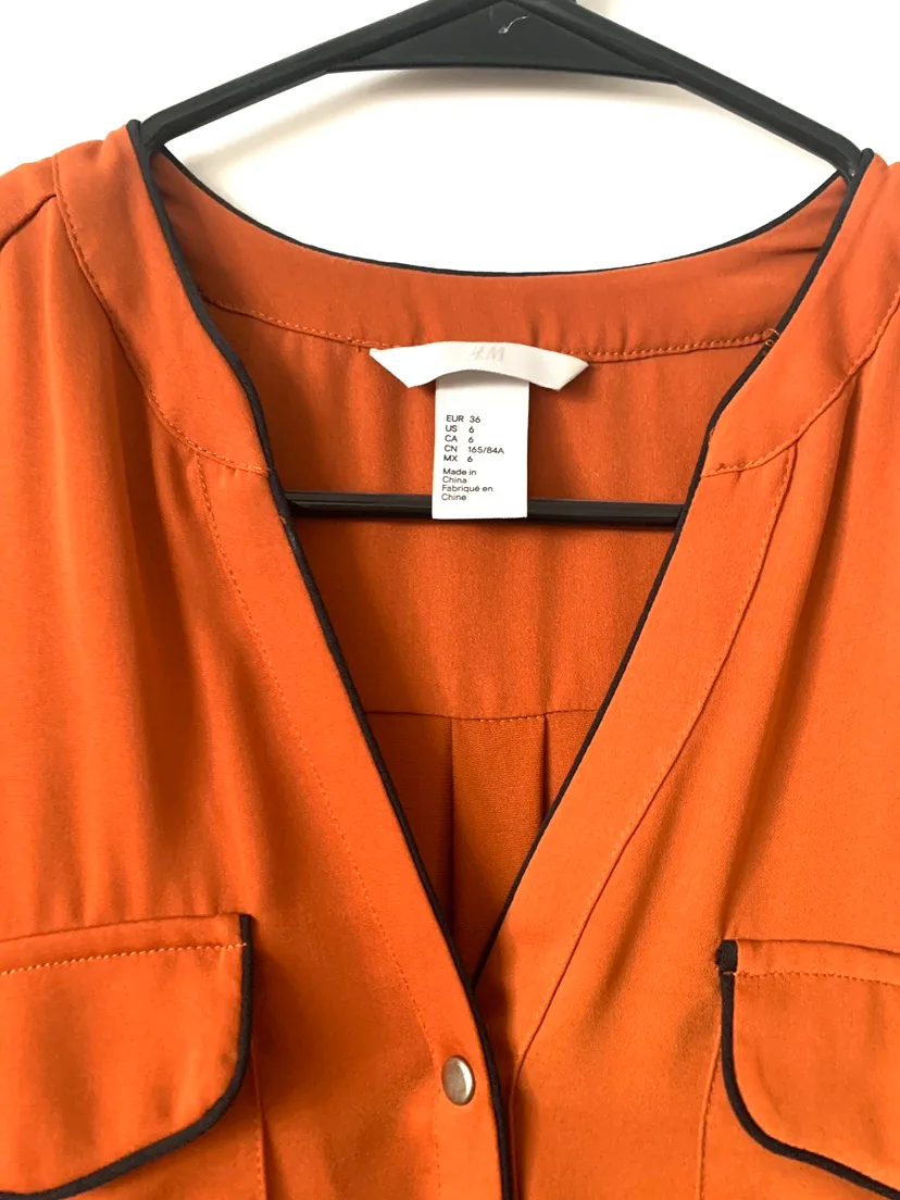 ‼️CLOSET DECLUTTER‼️ Rust H&M adjustable dress image indicator(2)