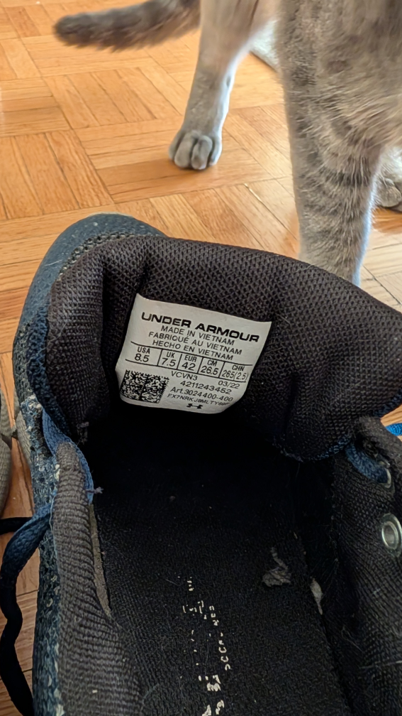 Under Armour Charged Sneakers. and youth Air Jordan