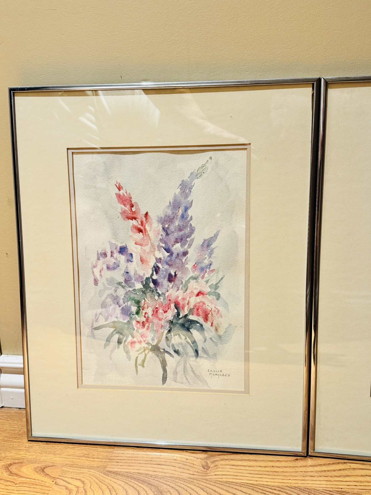 3 watercolour paintings