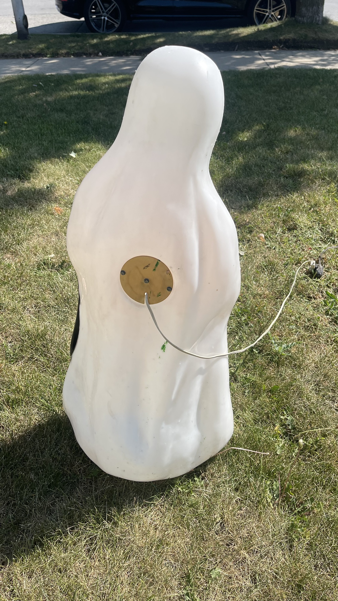 Halloween Ghost and Cat Yard Decoration Blowmold light up - photo 2