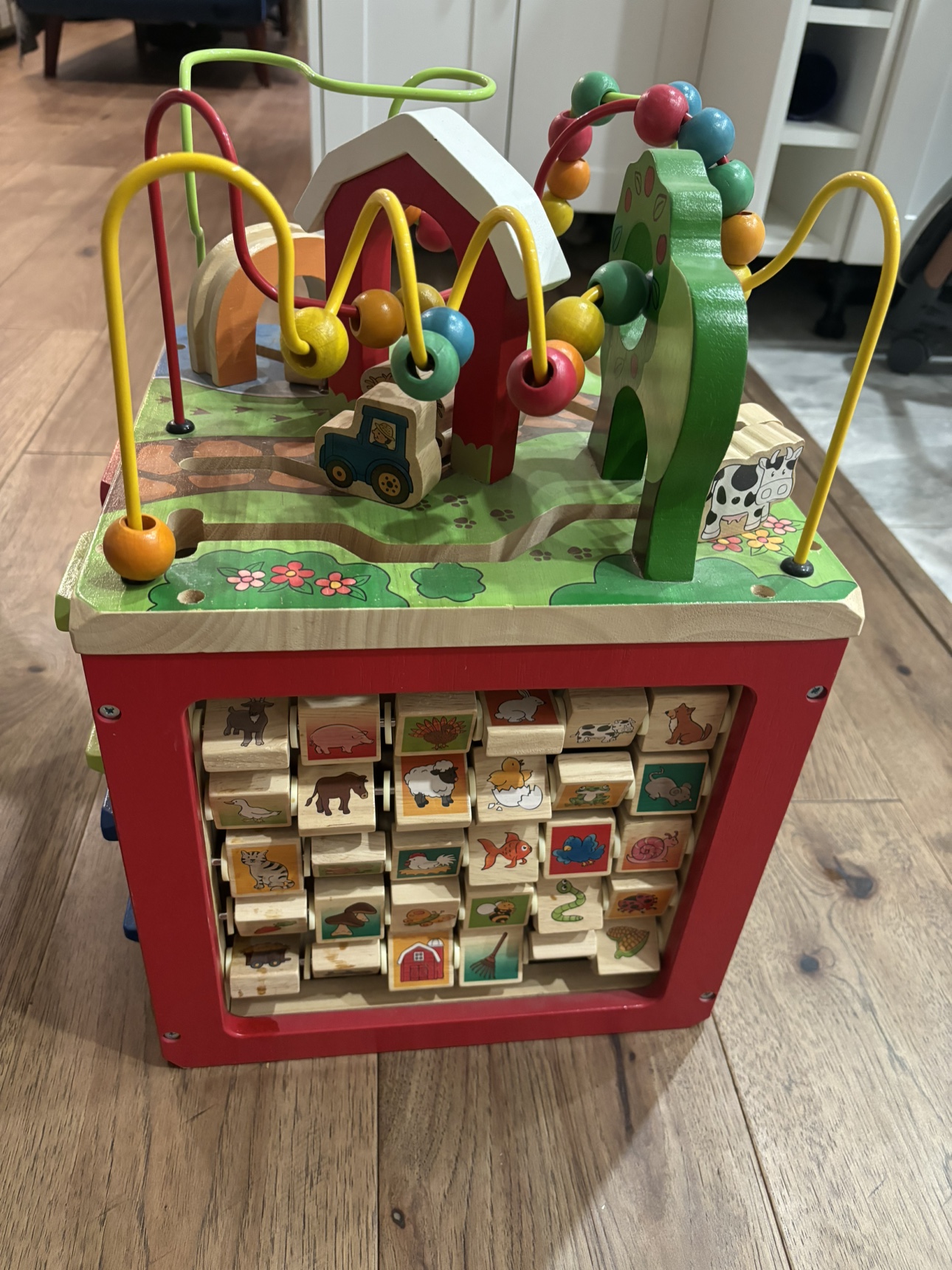 Large kids Wooden Activity Cube - photo 2