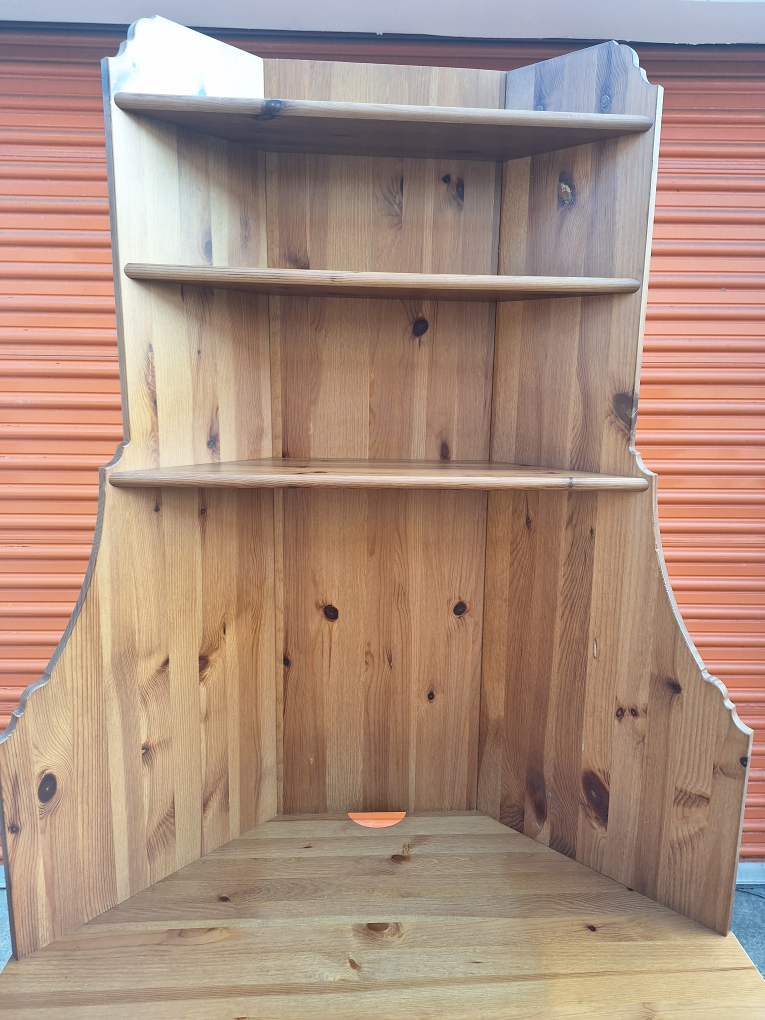 IKEA Leksvik Corner Wood Hutch/ Cabinet (No Longer Made) - photo 5