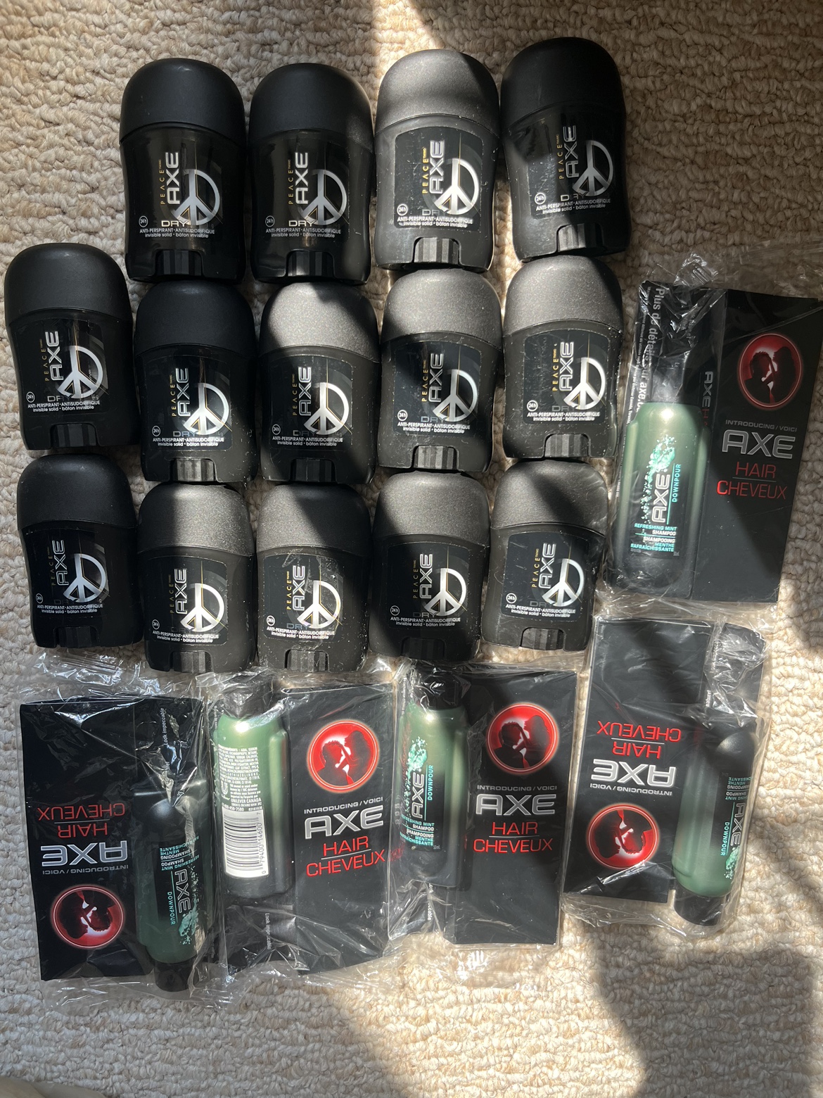 Men’s product: Bundle of RXE Peace Deodorant and shampoo