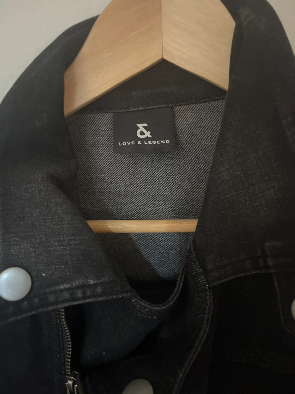 Love & Legend Black Denim Jacket thumbnail