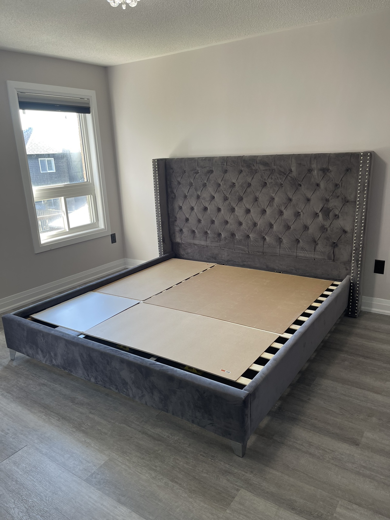 King Sized Upholstered Bed Frame