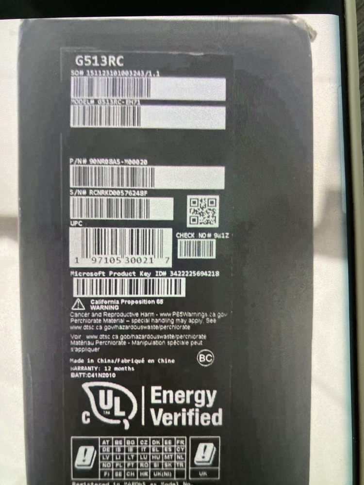 ASUS  G513RC - photo 2