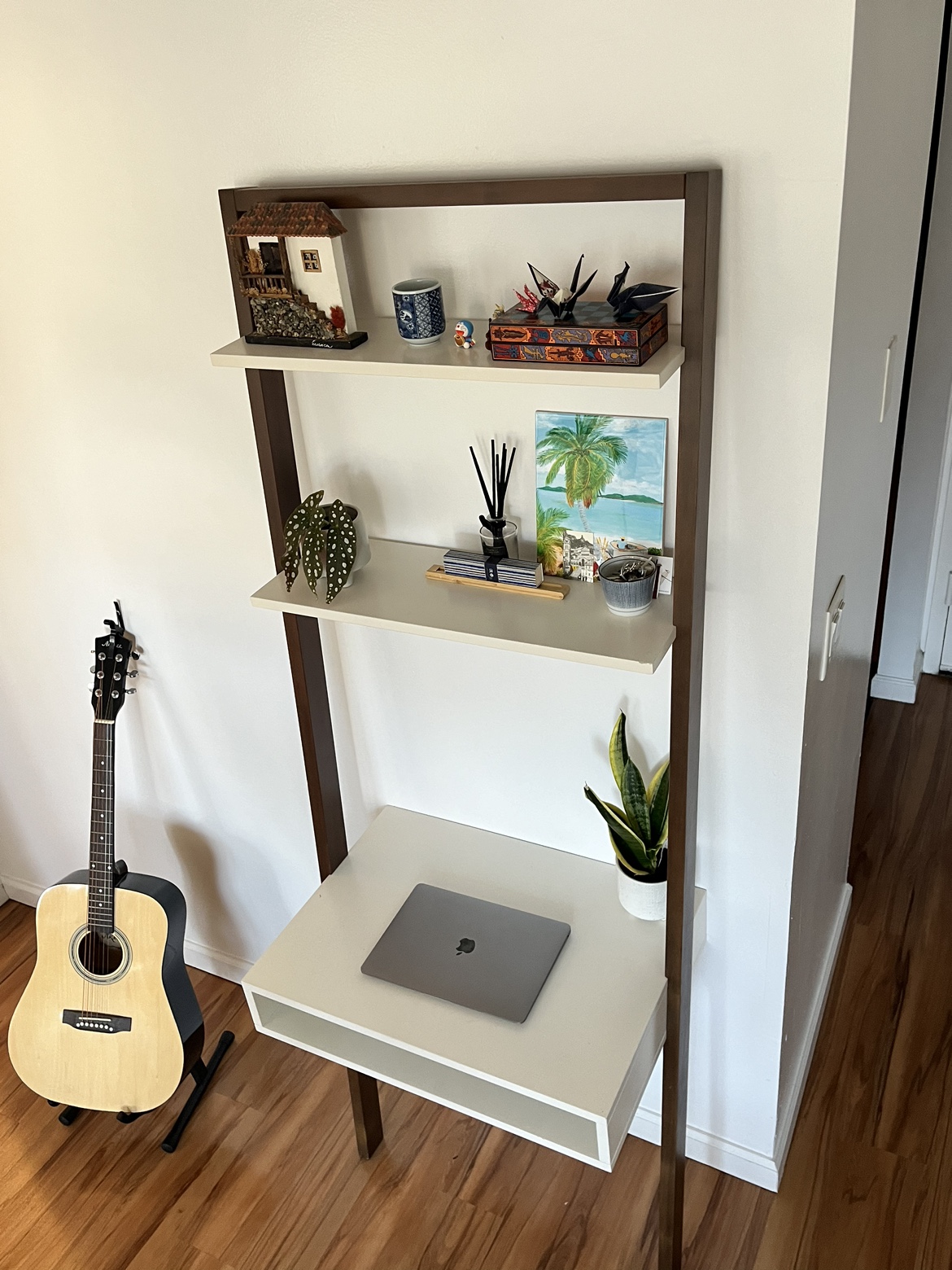 Ladder Desk with Shelves - photo 2