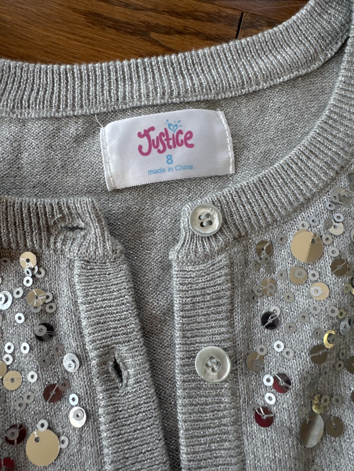 Justice Girls' Cardigan Size 8 - photo 2