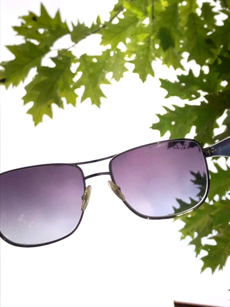 Ray Ban Sunglasses Unisex Gray/Blue RB 3533 , Italy image indicator(9)