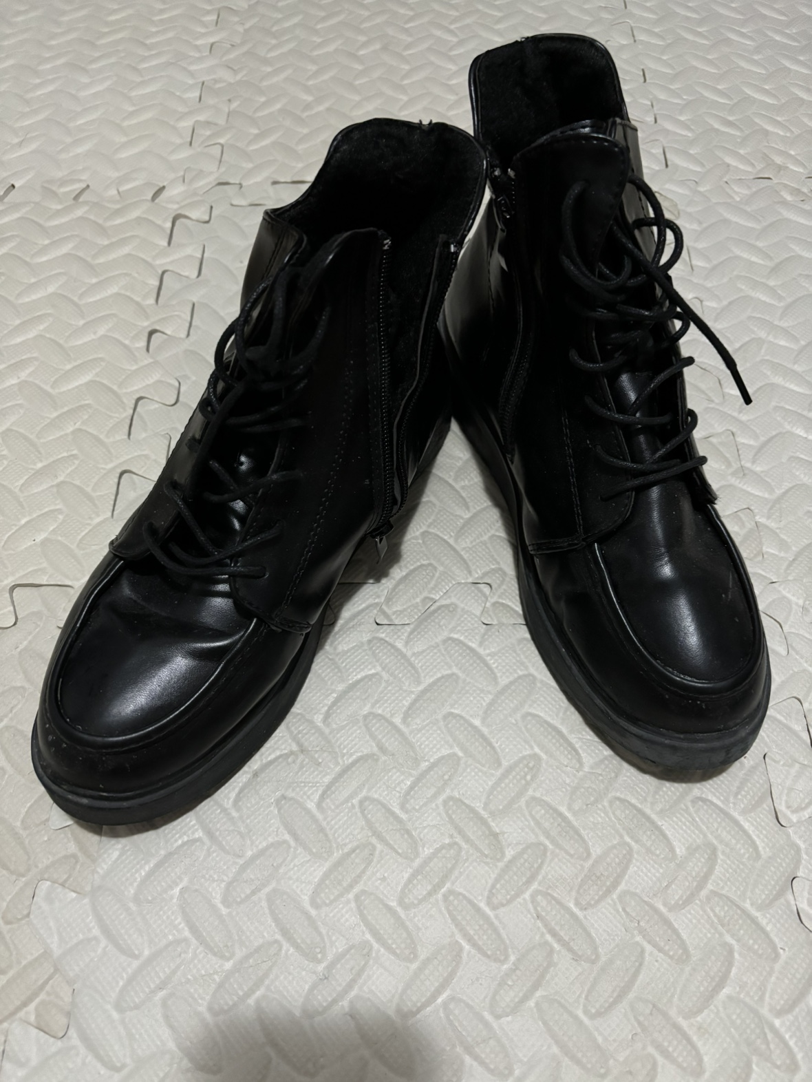Black Leather Boots