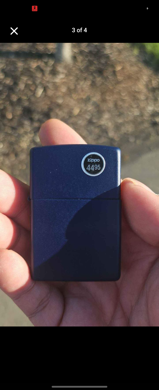 Zippo Lighter - 229 RE Navy Blue Matte - photo 3
