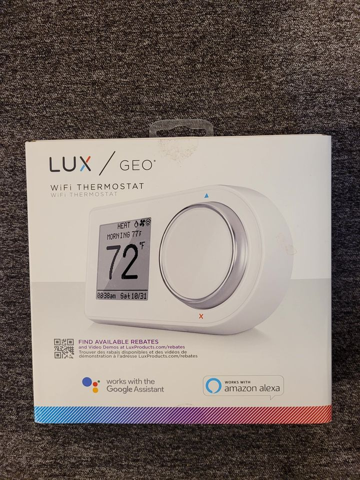(90% new) Lux/Geo Wifi Thermostat