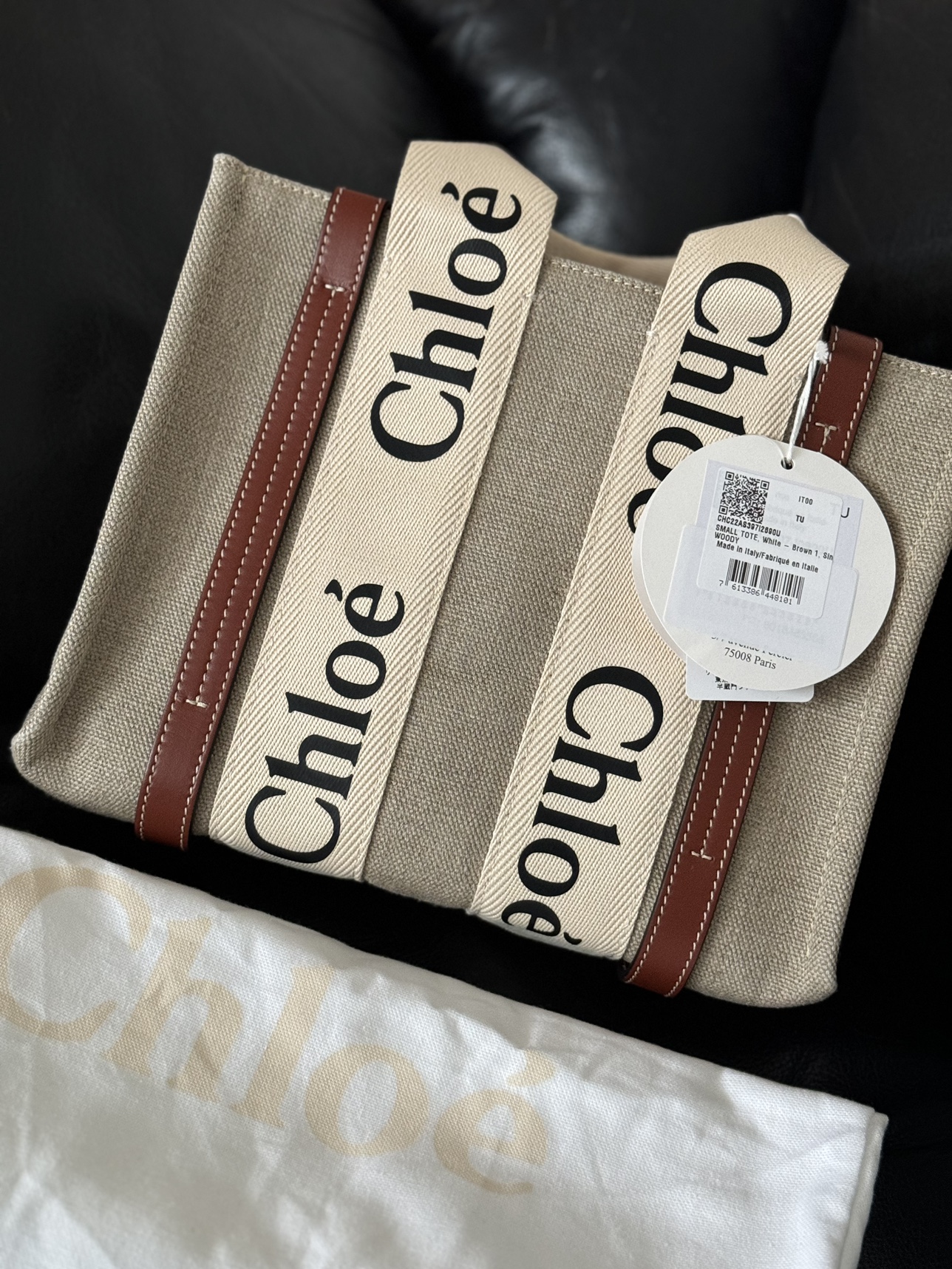 Chloé Canvas Tote Bag