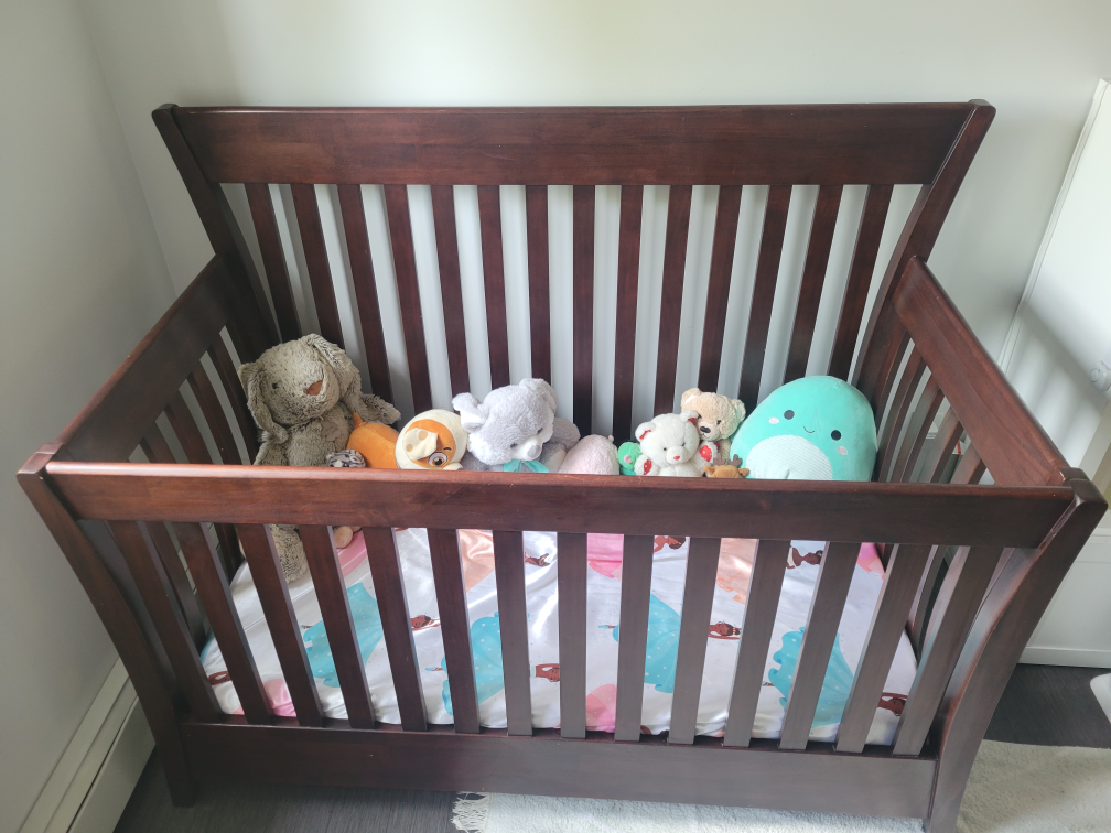 Beautiful Espresso Crib #freecycle