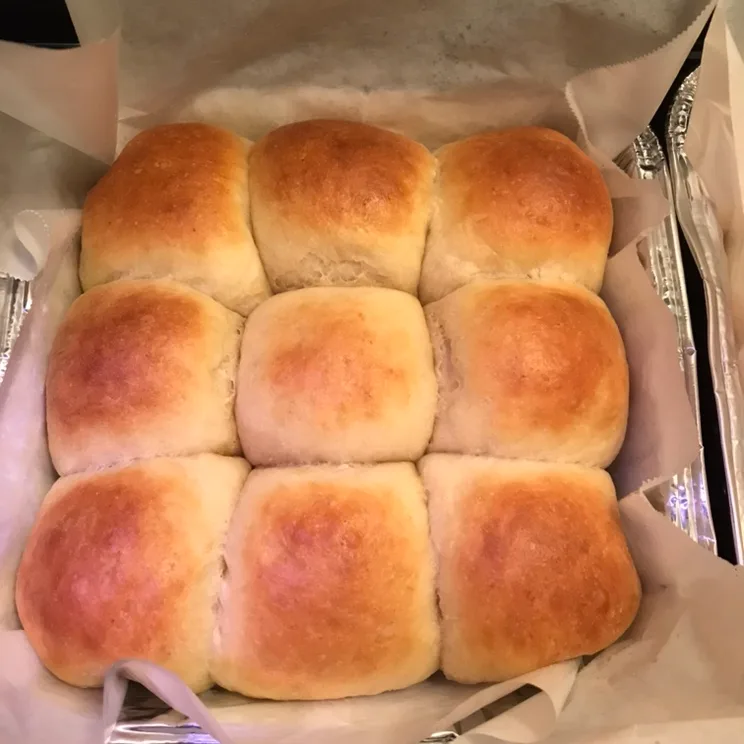 Soft White Dinner Buns - Home Baked thumbnail