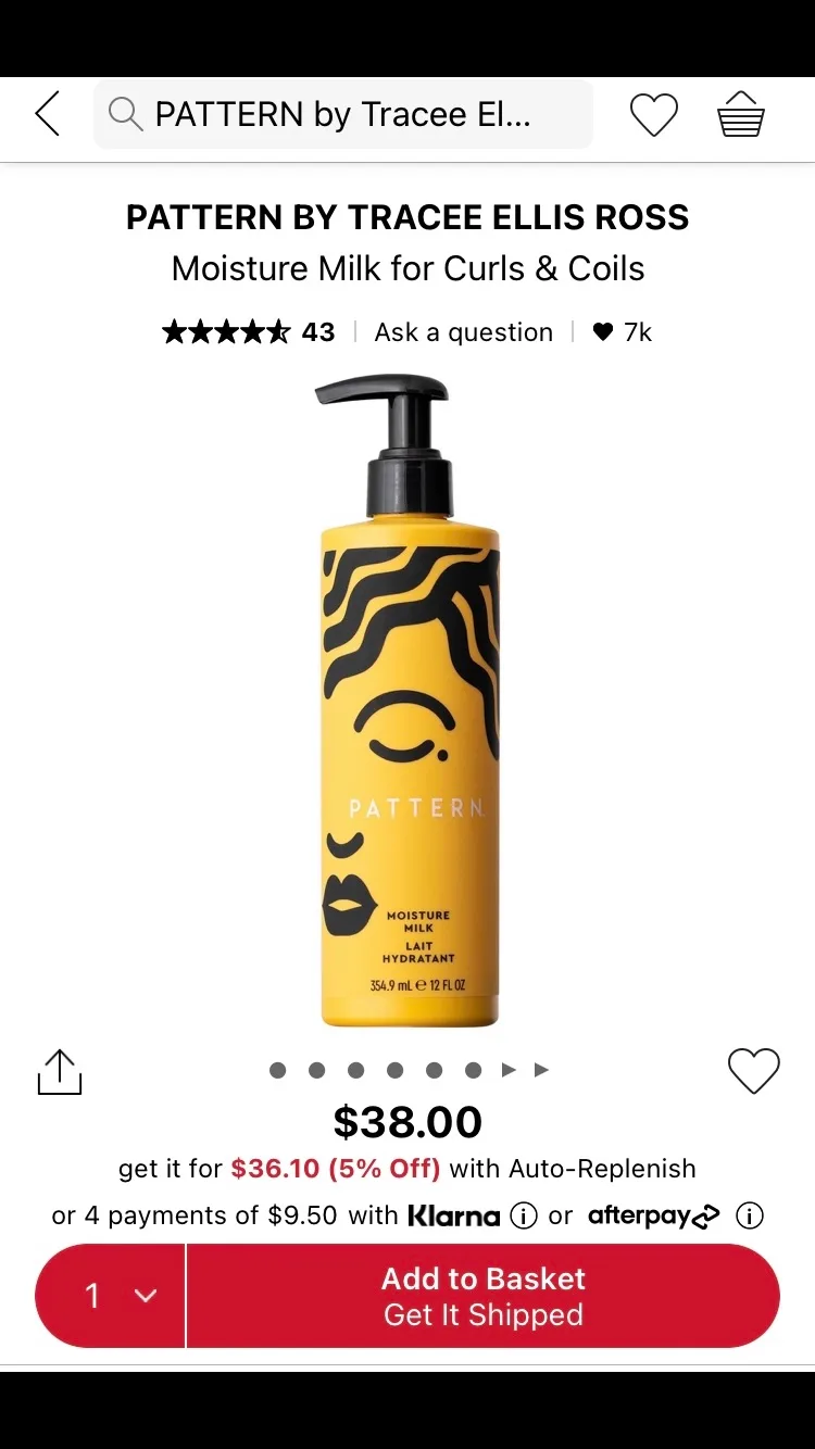 PATTERN Hair Moisture Milk Sample #freecycle 🧴 image indicator(3)