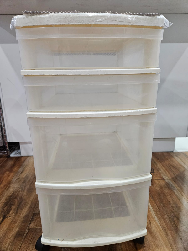 4-Drawer Rolling Cart