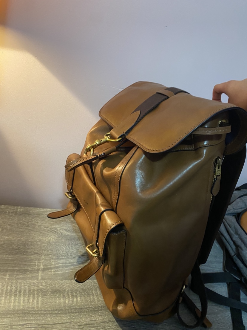 Coach Leather Backpack - photo 4