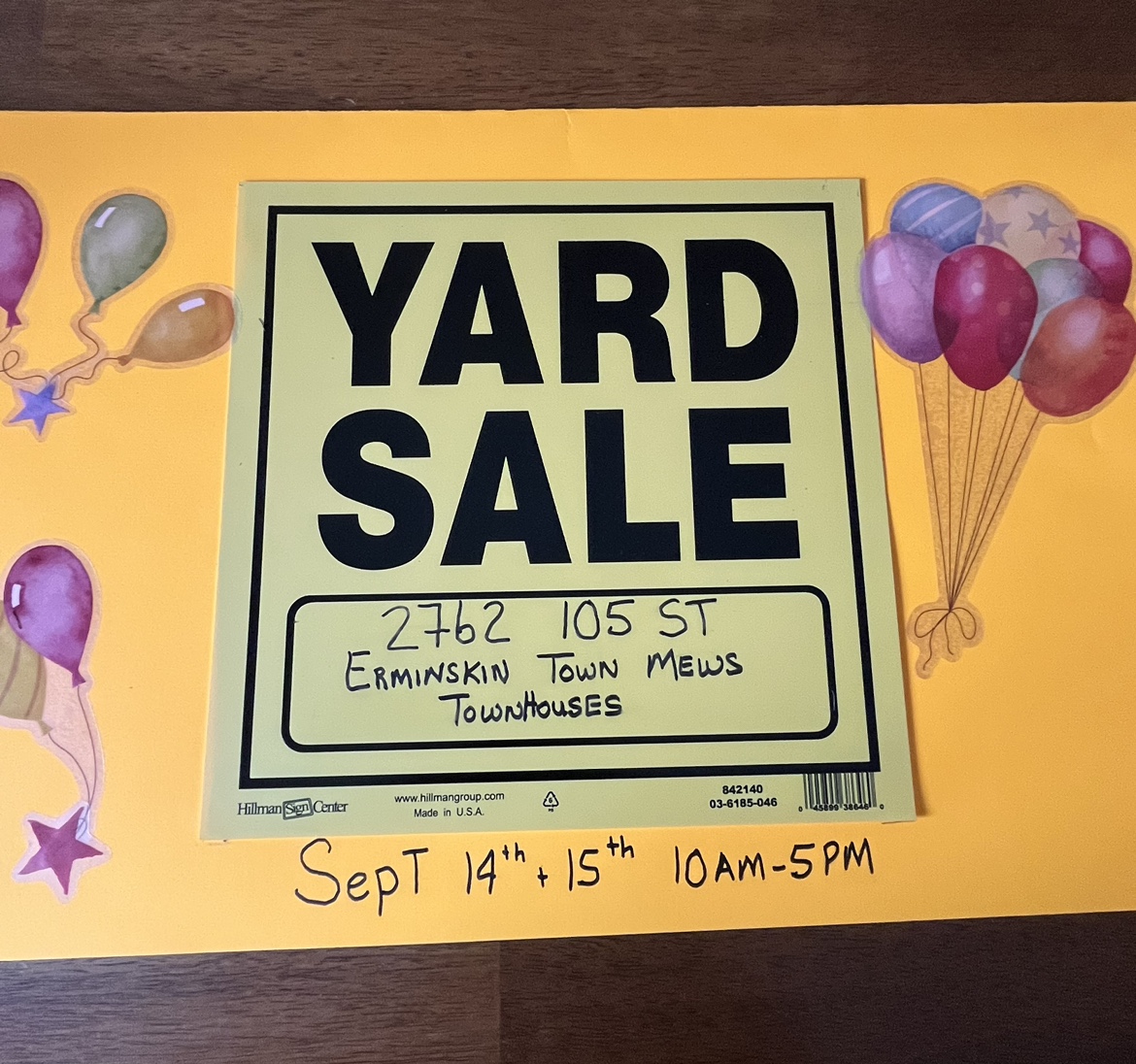 Yard Sale