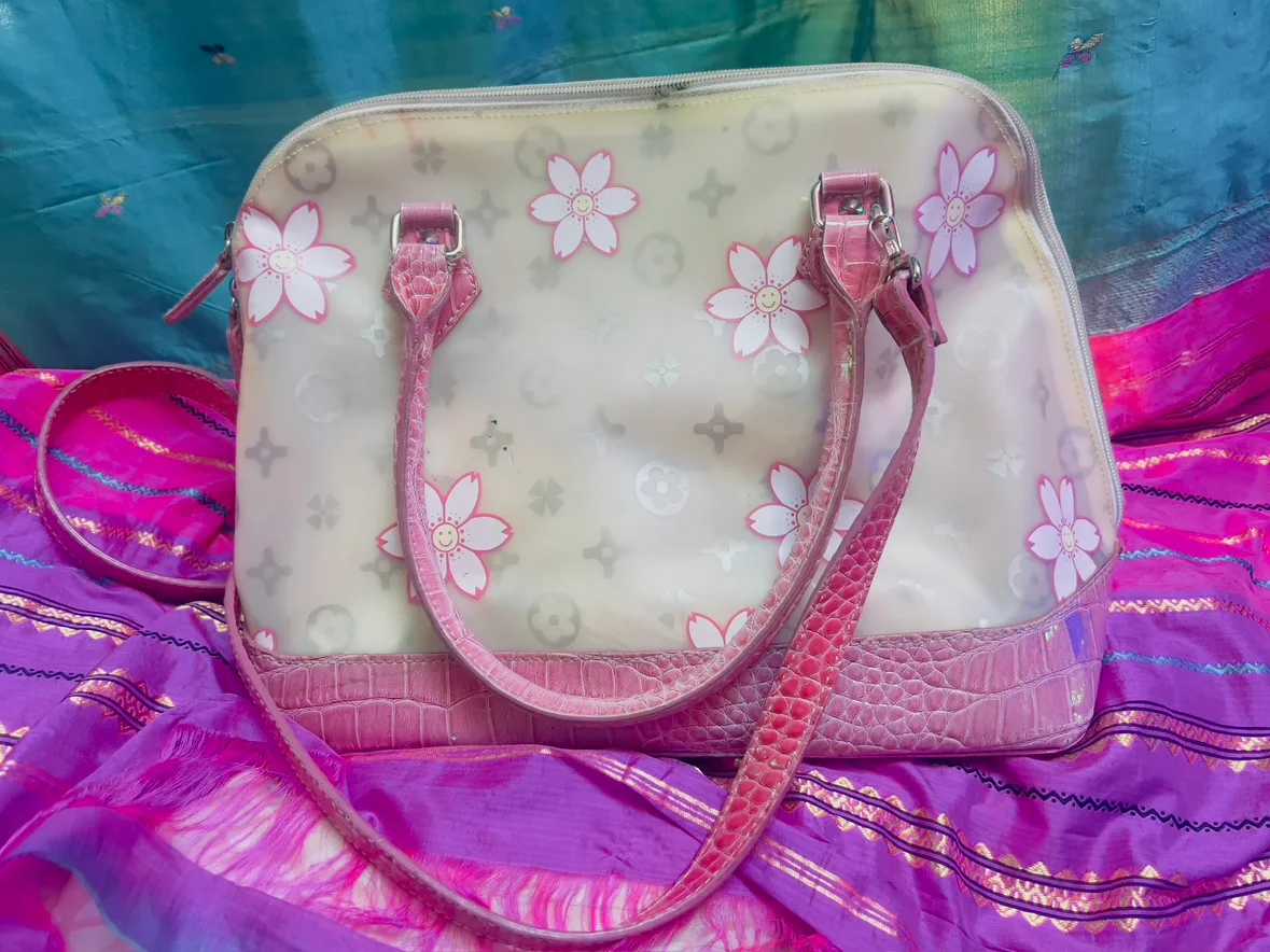 Clear Floral Handbag thumbnail