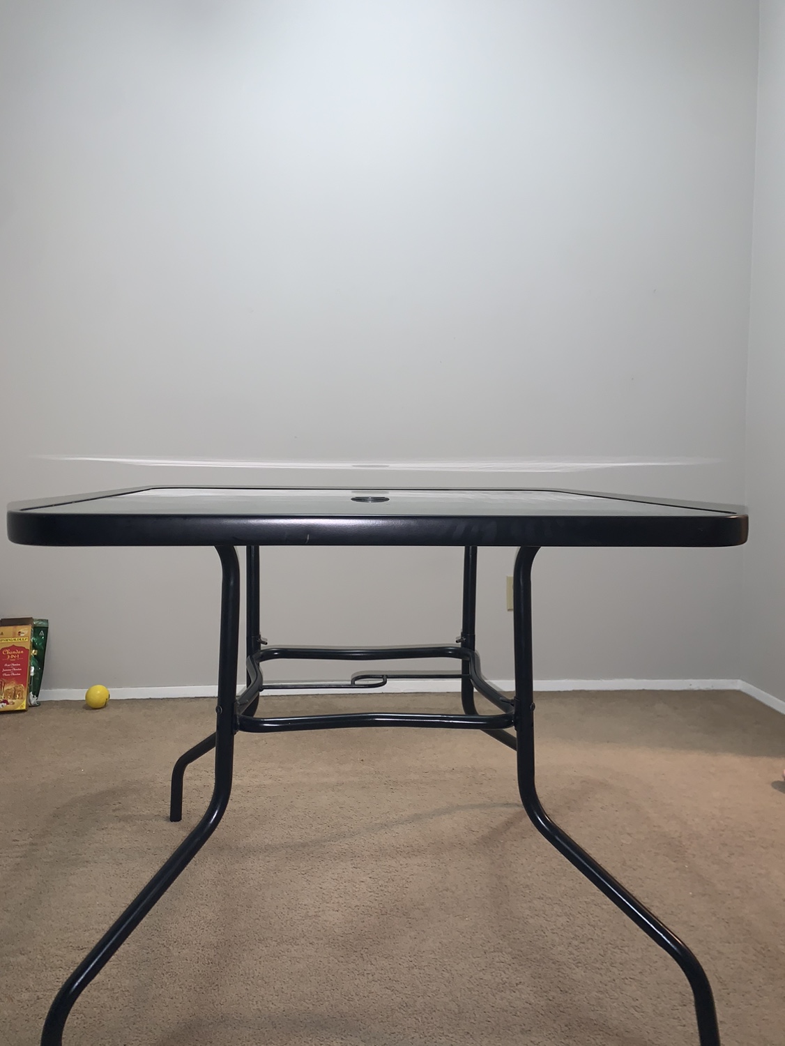 Glass Top Patio Table