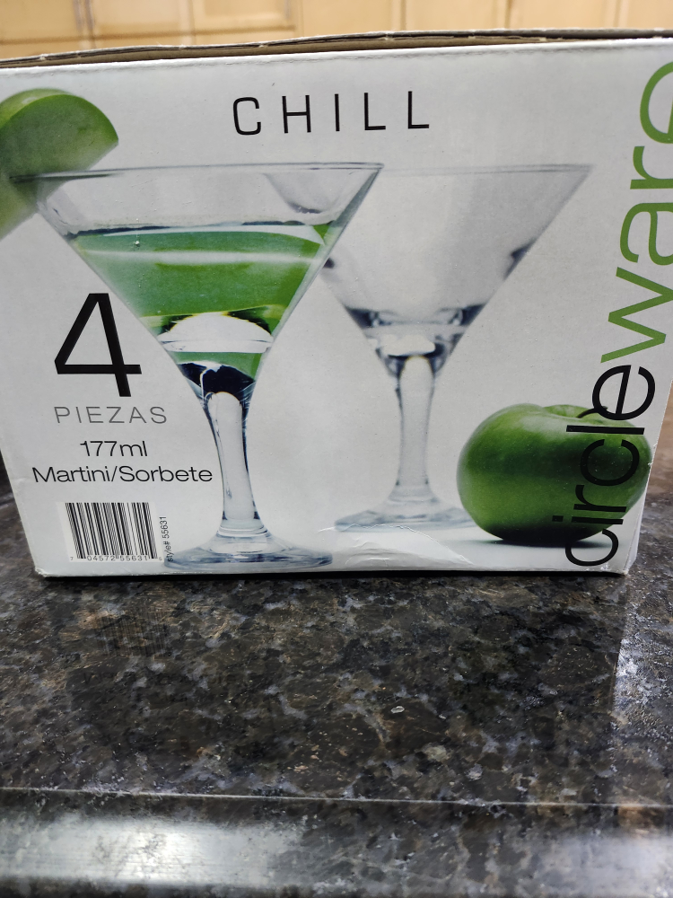Set of 4 Martini Glasses - photo 2