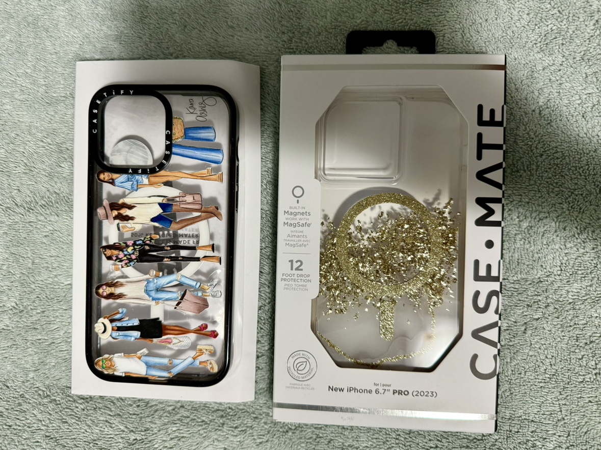(15 promax) Casetify Phone Case and case mate (take all)