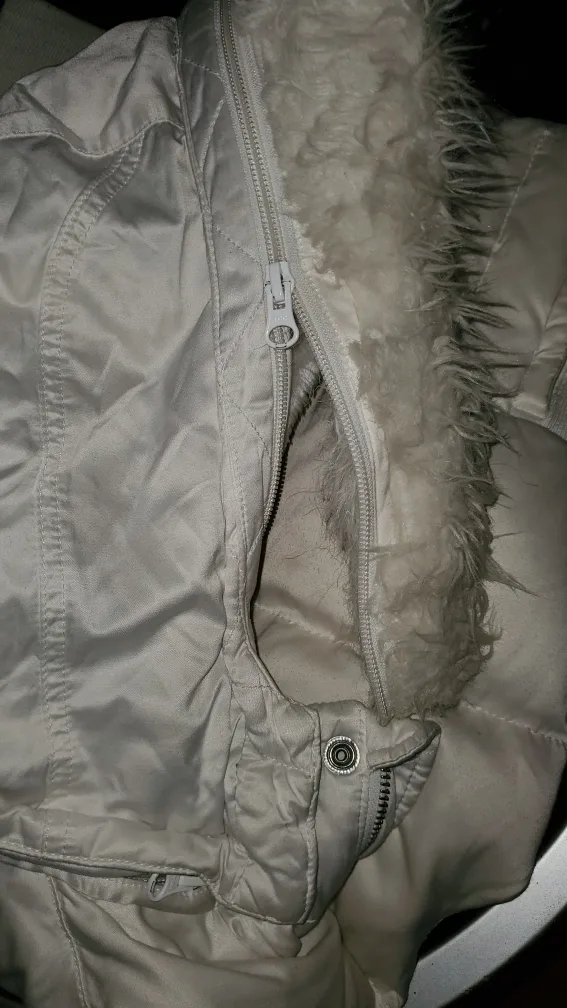 Talula White Fur Hood Vest image indicator(4)