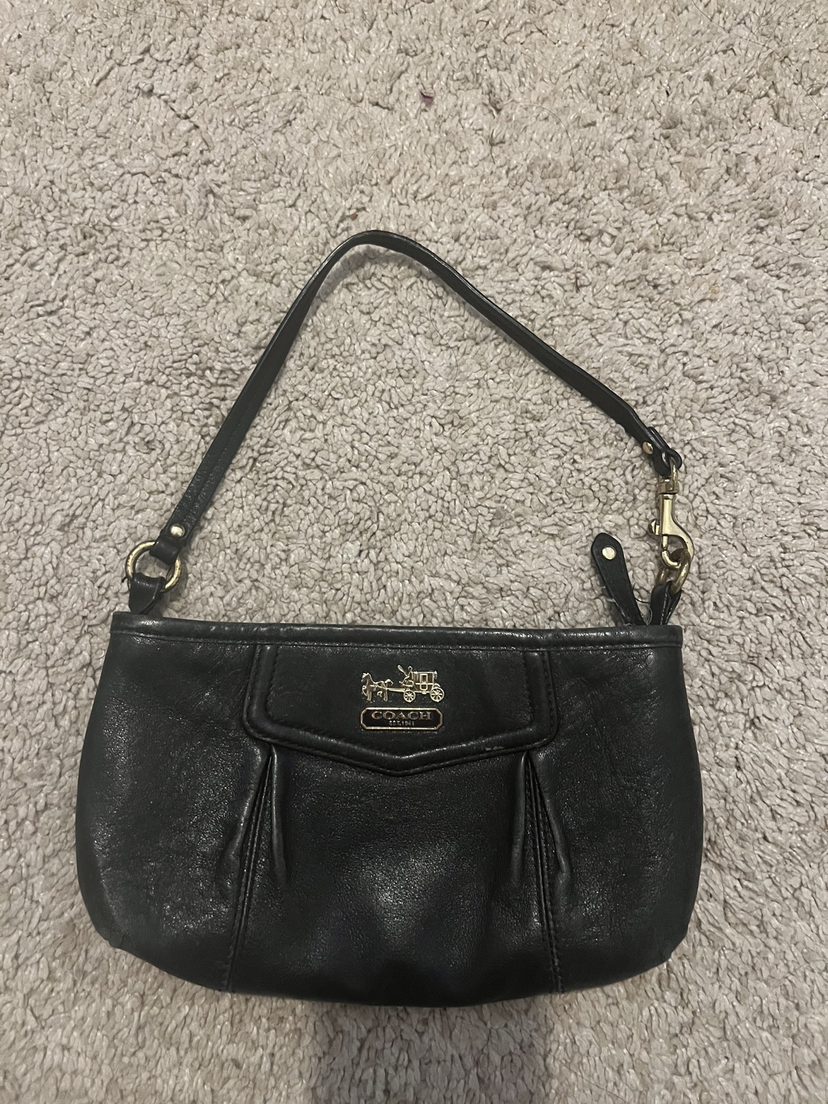 Well loved Coach wristlet