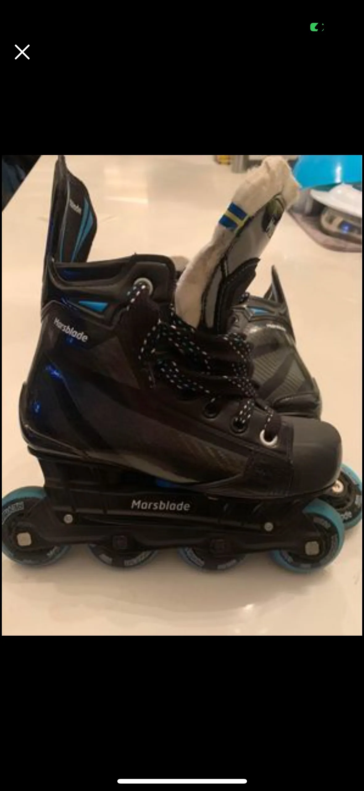 Marsblade O1 elite off-ice inline youth roller skates size 4 thumbnail