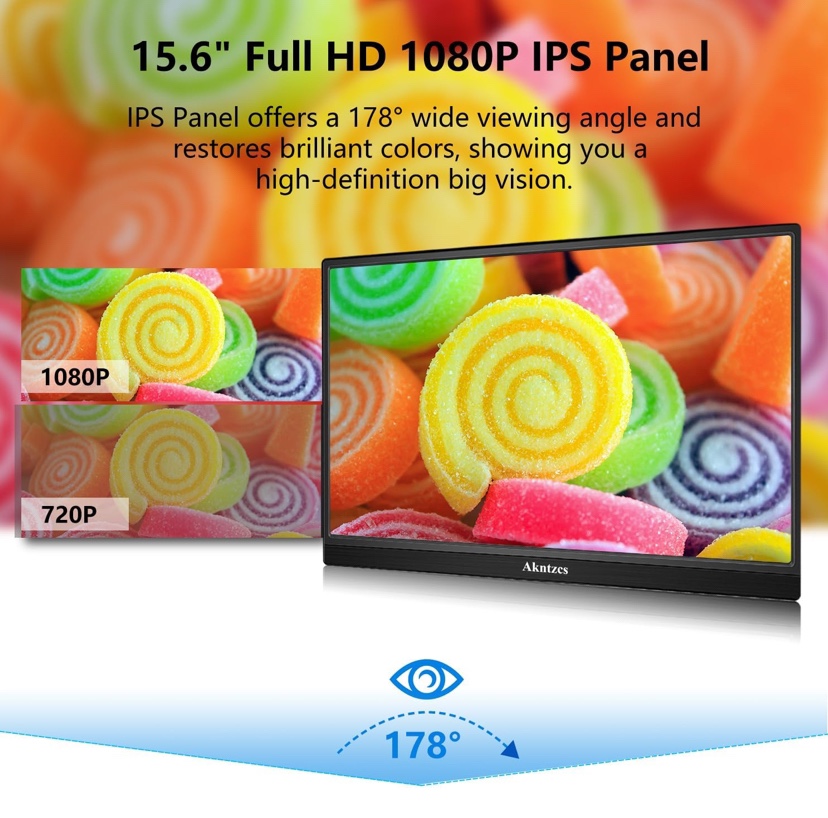 15.6 Inch Touchscreen Portable Monitor - photo 3
