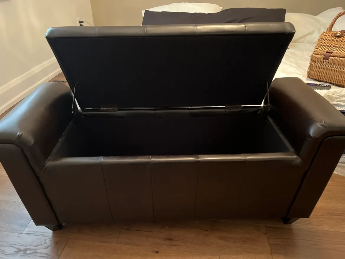 Brown Storage Ottoman image indicator(3)