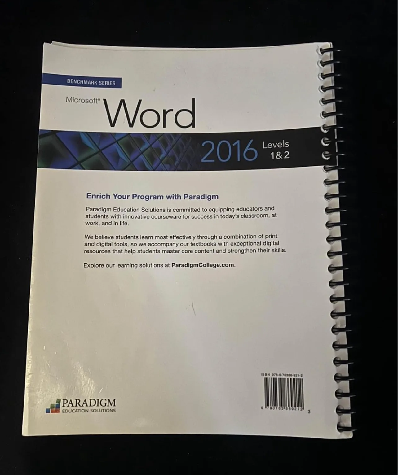 Microsoft Word 2016 Textbook image indicator(2)