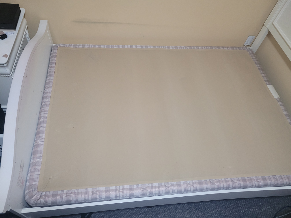 White Bed Frame with Boxspring (Double) - photo 2
