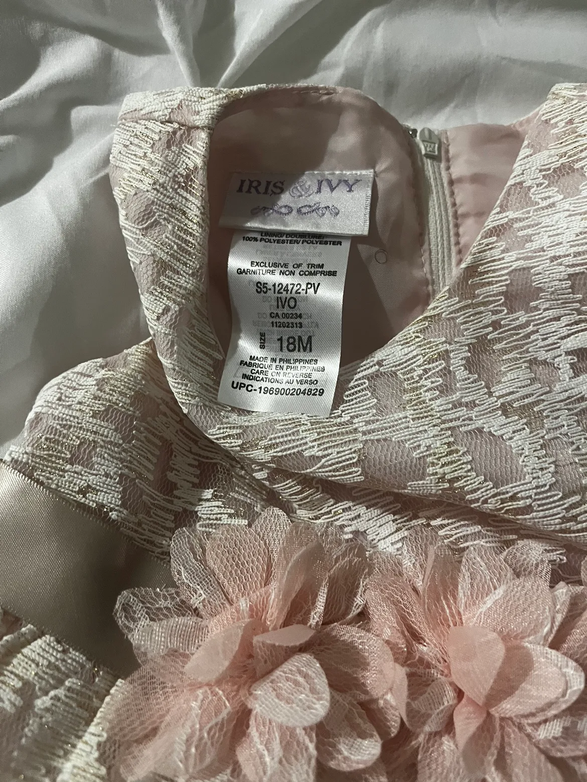 Iris & Ivy Baby Girl Dress image indicator(3)