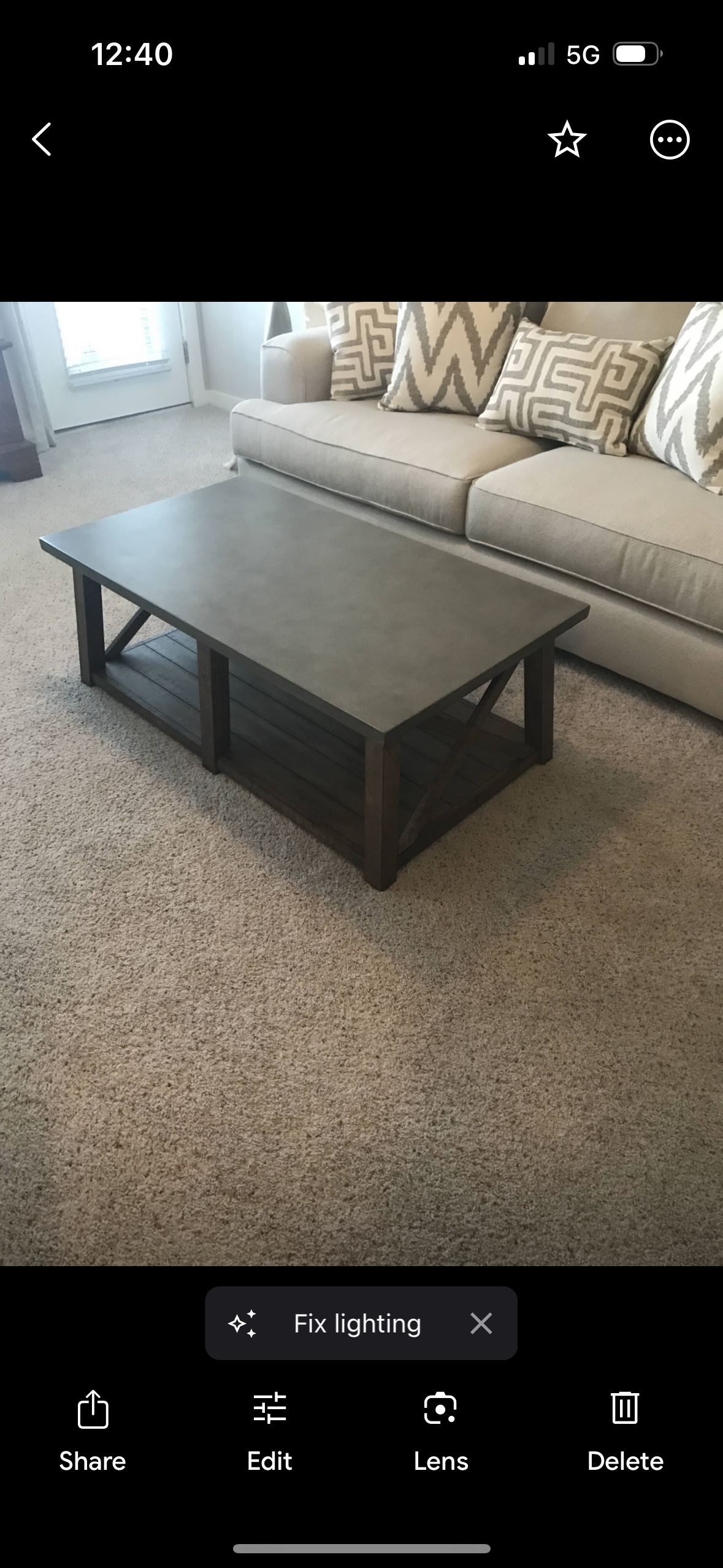 Must Pickup Today. Wimberley Gray Cocktail and End Table - photo 5