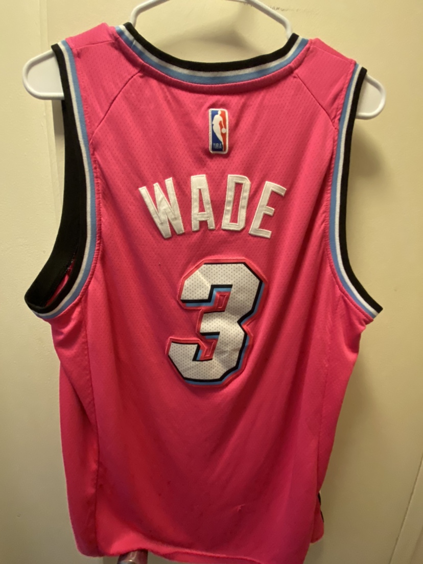 Miami Heat Dwyane Wade Pink Jersey - photo 2