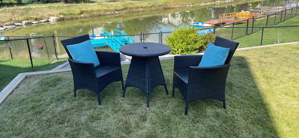 Bistro Woven Patio Set - photo 2