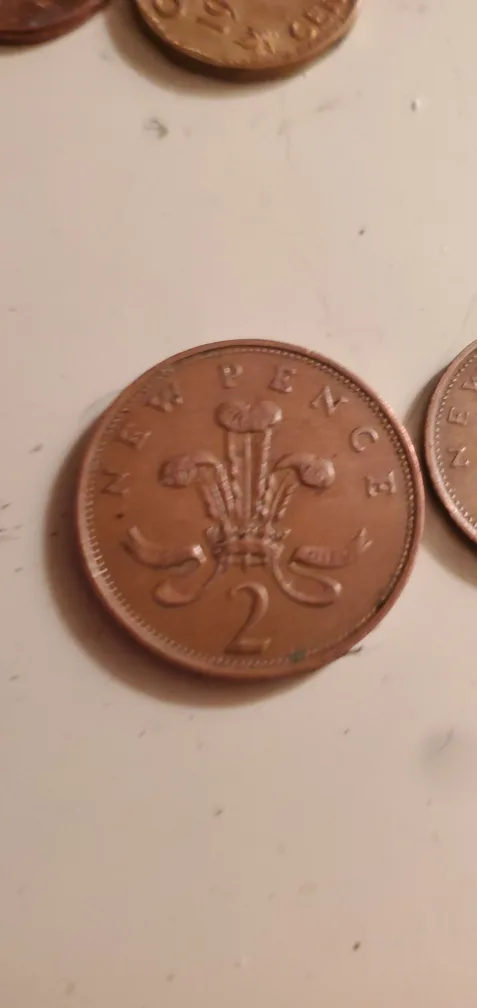 Very Rare New Pence 1980 2 Pence Coin(Very good Condition)