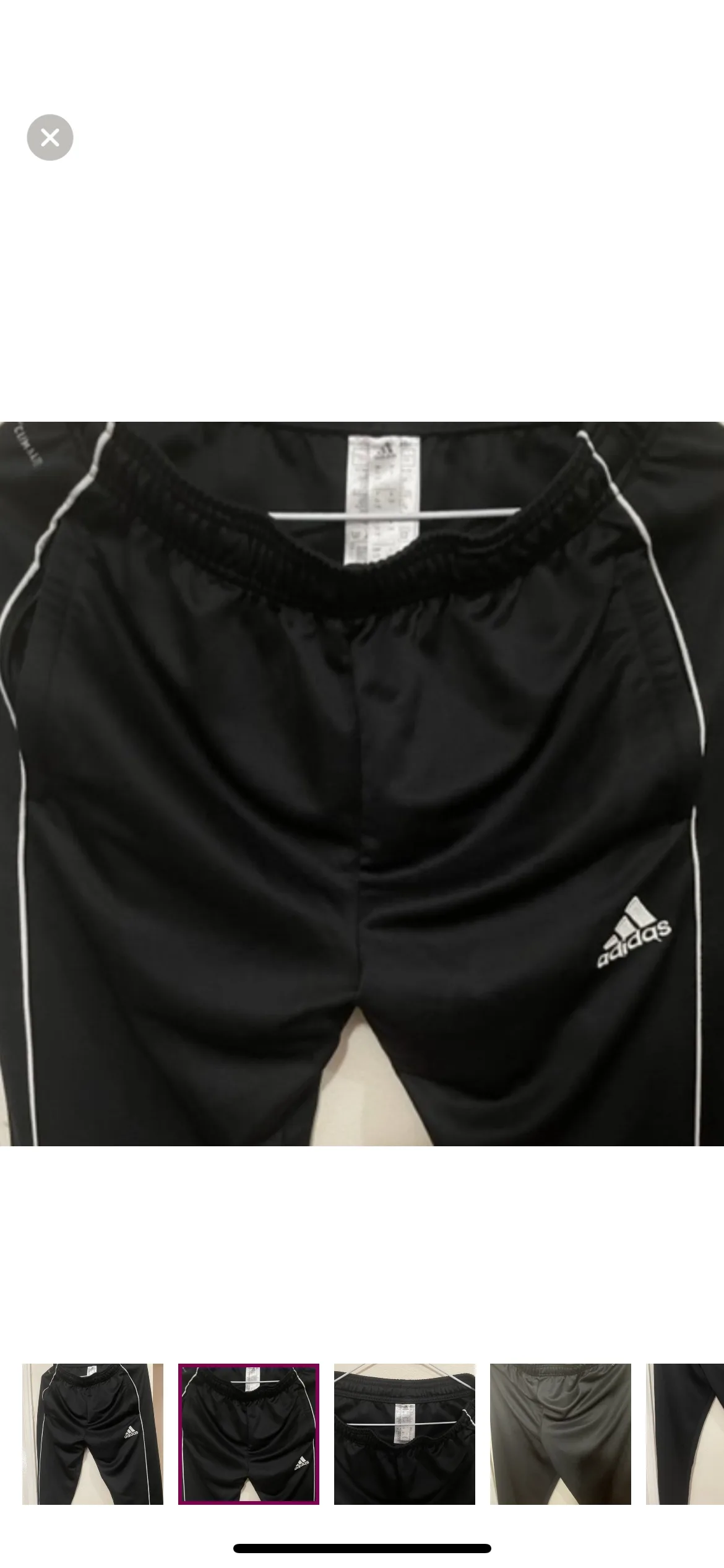 Adidas Black Track Pants image indicator(2)