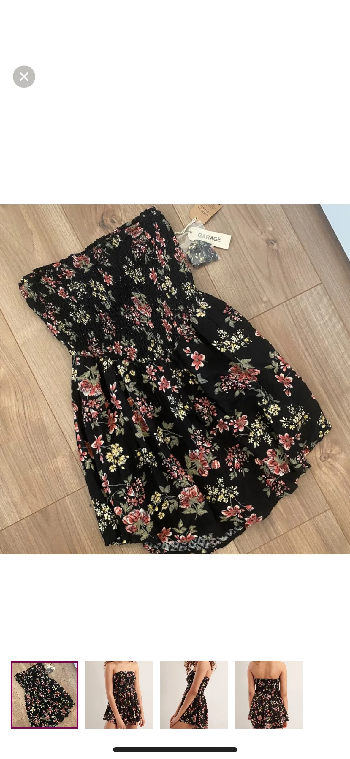 Brand new Garage Floral Romper Dress thumbnail
