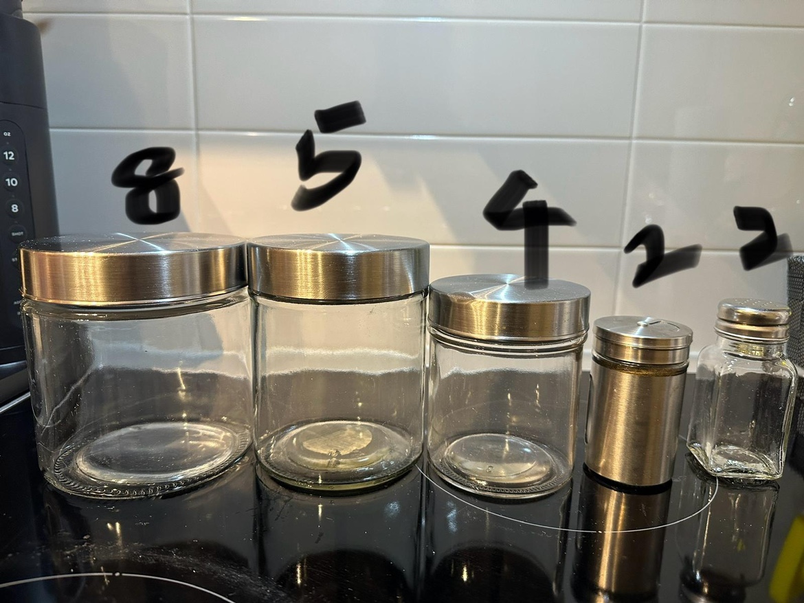 Storage Containers/Spice Jars