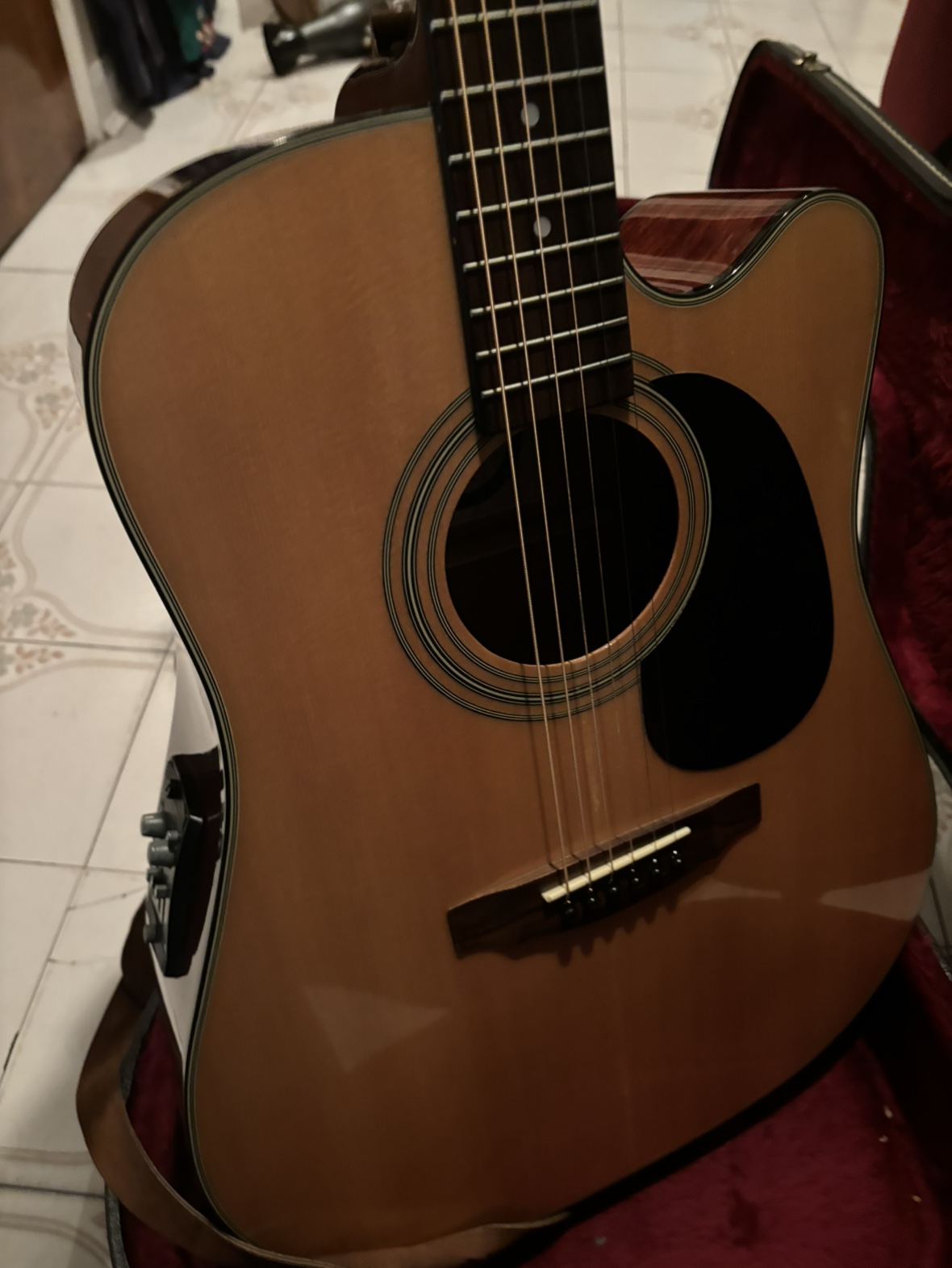 Alvarez AC75CE Acoustic Electric Guitar - photo 3